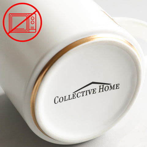 COLLECTIVE HOME 15oz coffee mug ideal for daily beverages at home or work.