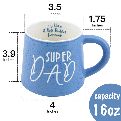 COLLECTIVE HOME coffee mug side view highlights comfortable handle for easy sipping.