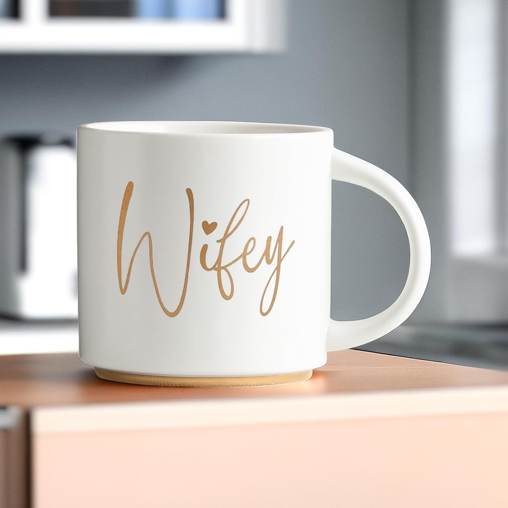 COLLECTIVE HOME couples coffee mug with 15oz capacity for cozy beverages