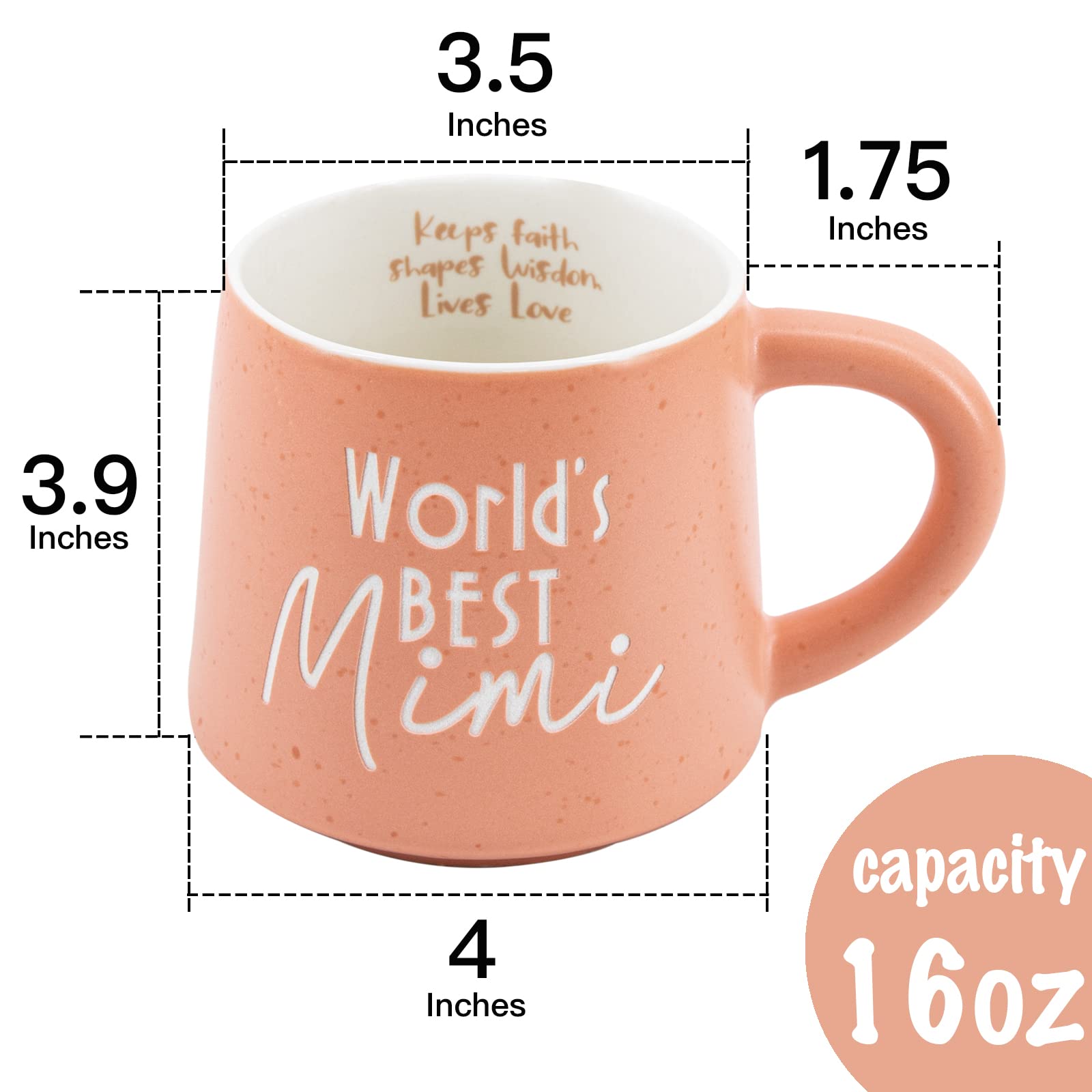 COLLECTIVE HOME Mother's Day gift mug featuring a playful message for kitchen keepsakes.
