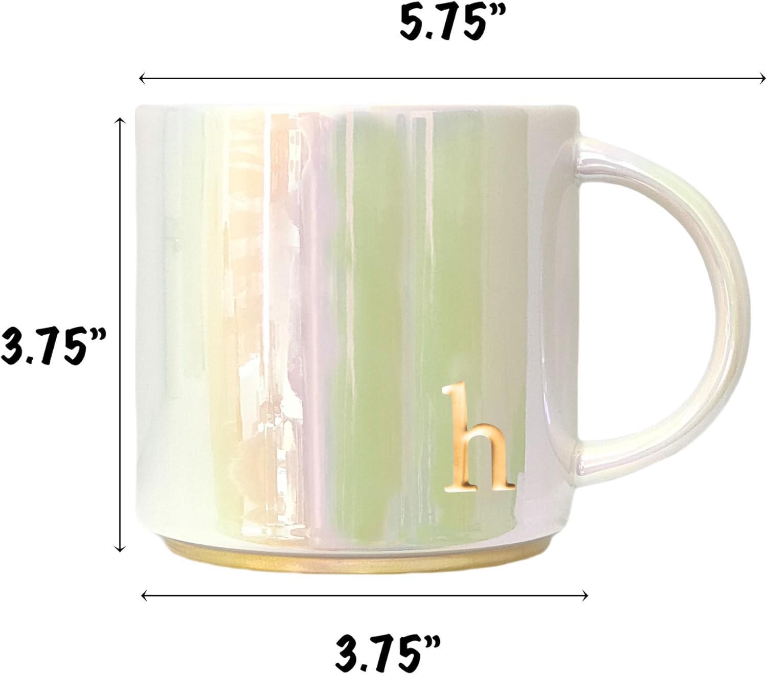 COLLECTIVE HOME mug with embossed lowercase letters offers a personalized touch