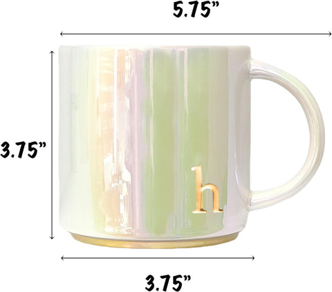 COLLECTIVE HOME mug with embossed lowercase letters offers a personalized touch