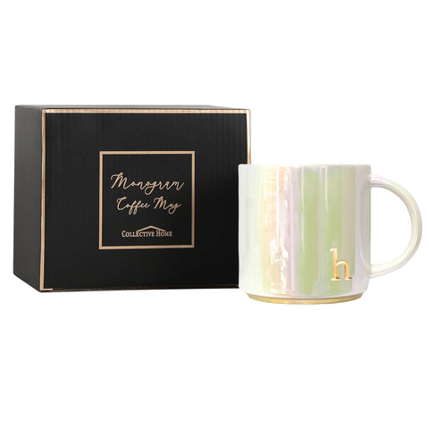 COLLECTIVE HOME mug showcases a unique multicolored sheen making each piece one of a kind