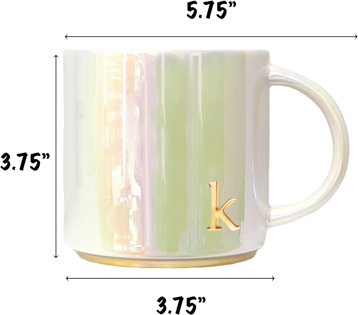 COLLECTIVE HOME mug showcases multicolored hues that shift with light for a special look.