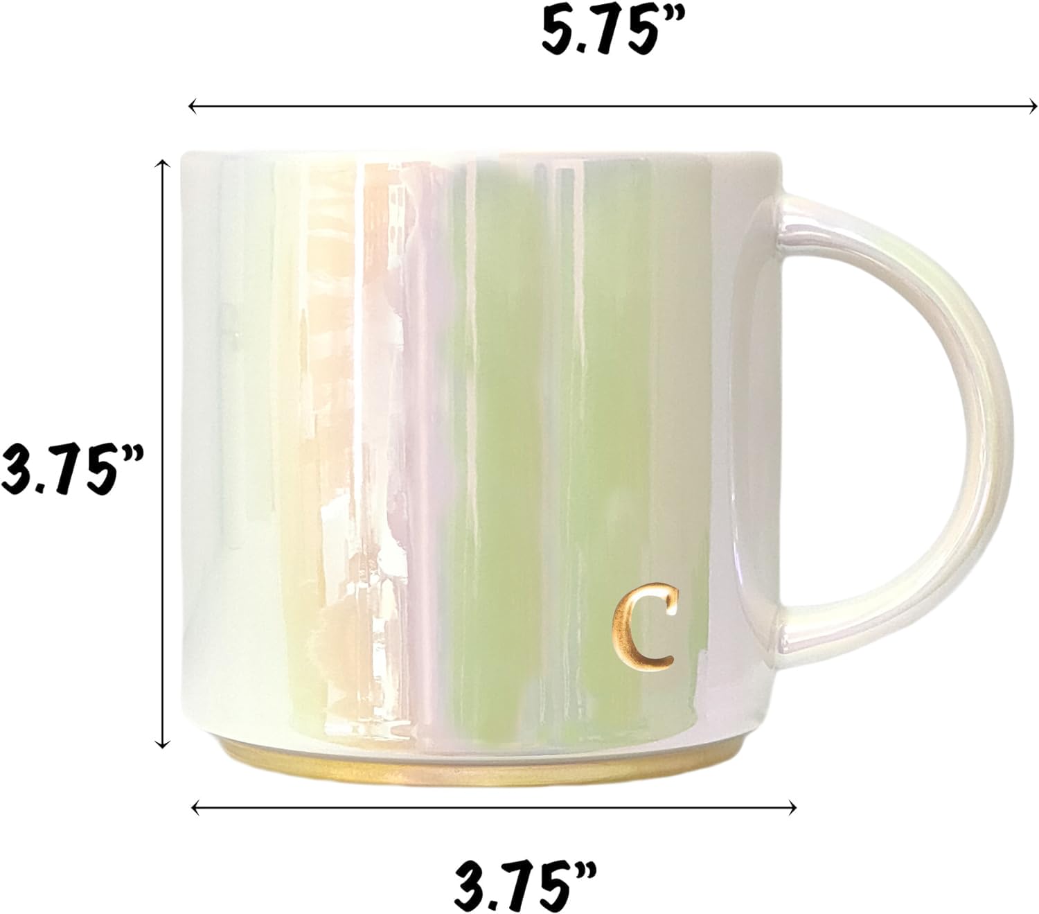 COLLECTIVE HOME mug showcases multicolored radiant sheen and individual beauty