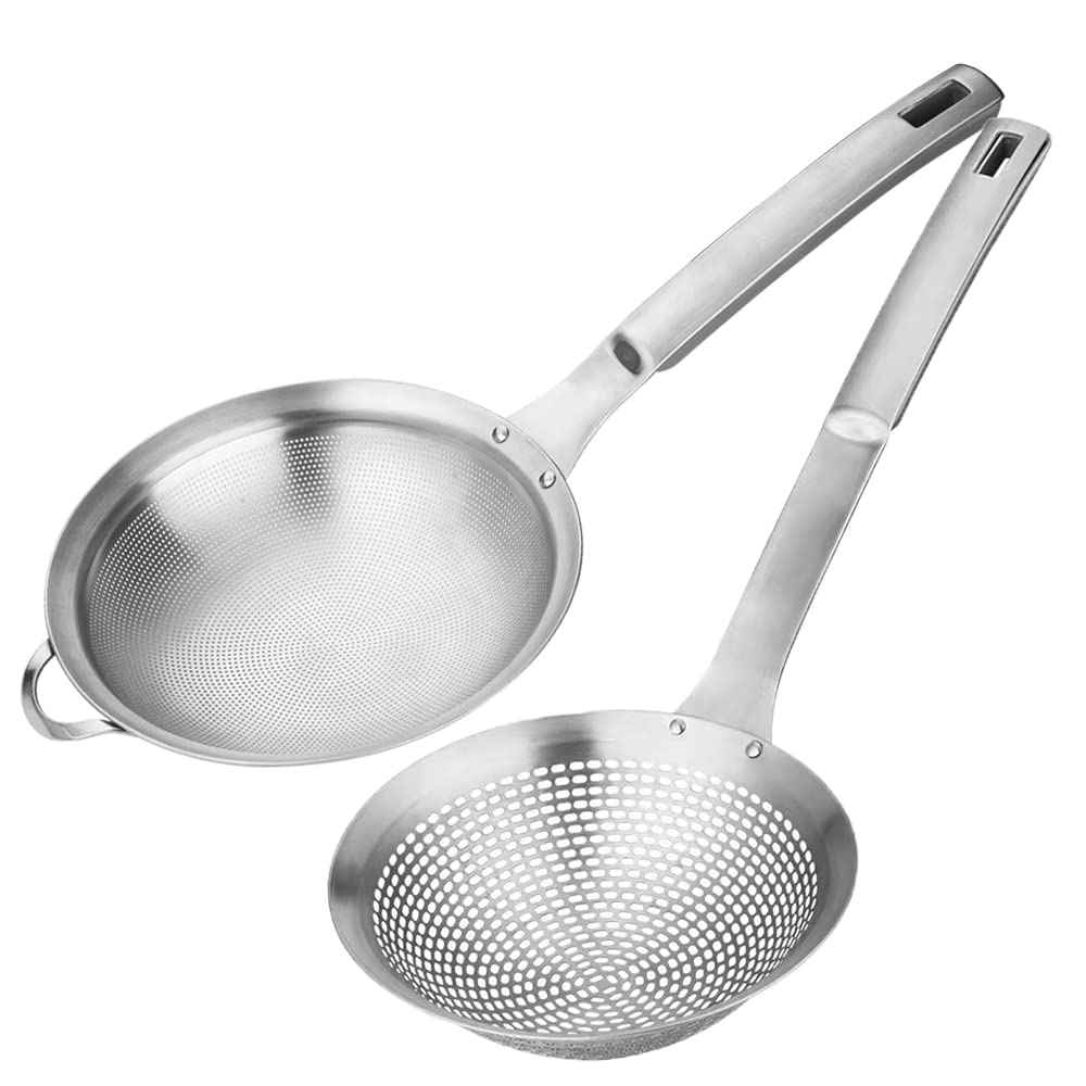Collfa fine mesh food strainer for precise filtration in sauces.