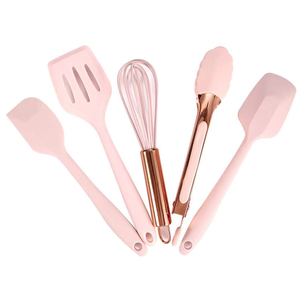 Collfa rose-gold mini whisk for kid-friendly cooking adventures.