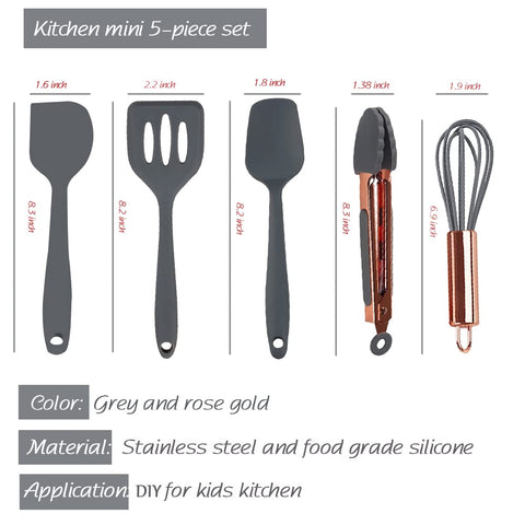 Collfa kit close-up showing durable silicone and rose-gold handle