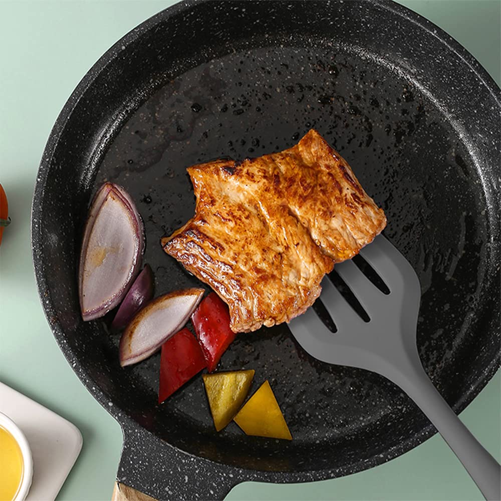 Collfa slotted spatula for safe flipping and draining