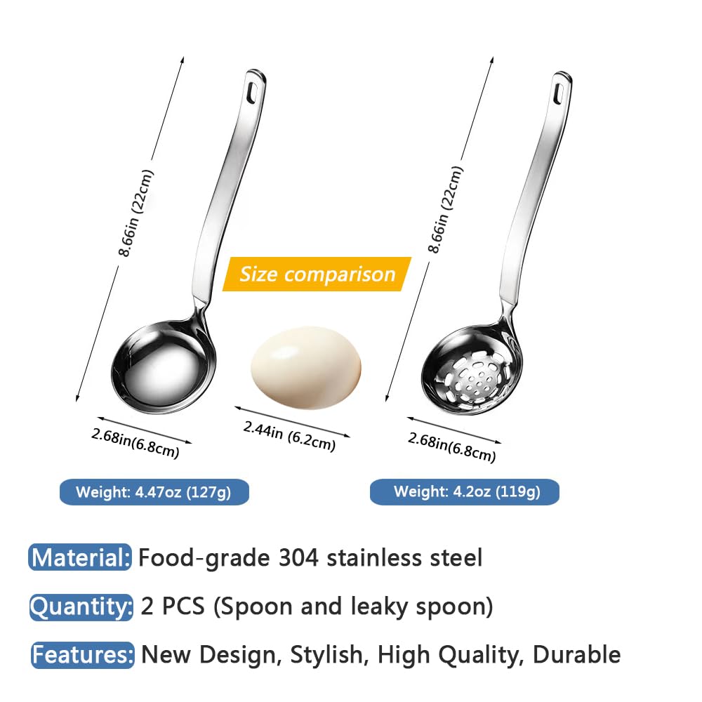 Collfa slotted spoon with 24-hole plum blossom design for efficient draining.
