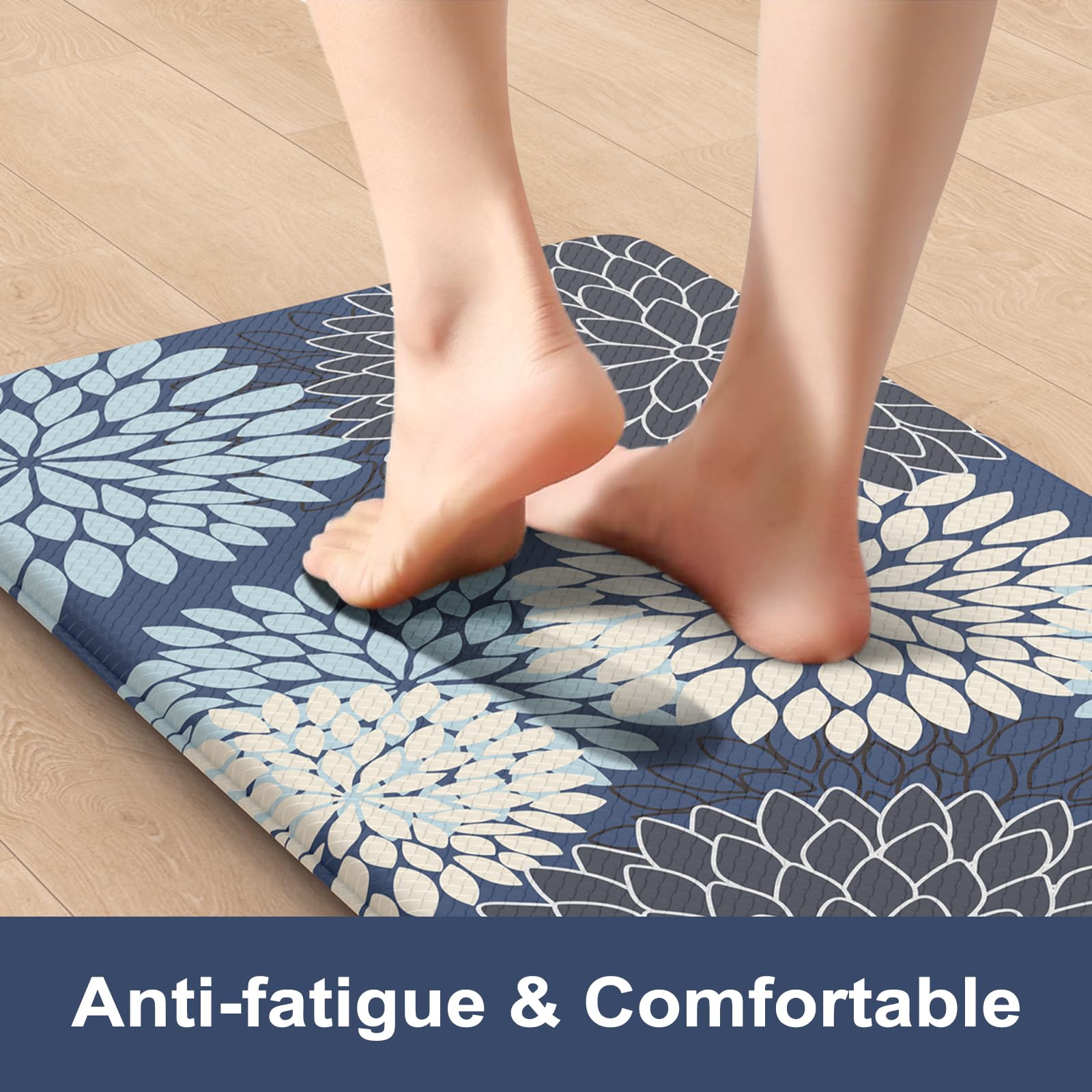 Collive anti-fatigue foam kitchen mat offering cushioned support during cooking.