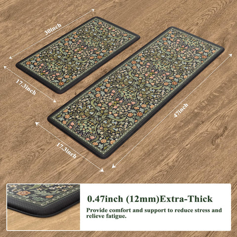 Collive anti-fatigue cushion reduces foot strain during long prep sessions.