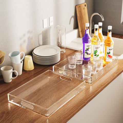 Collwait anti-skid pads keep the tray steady on surfaces.