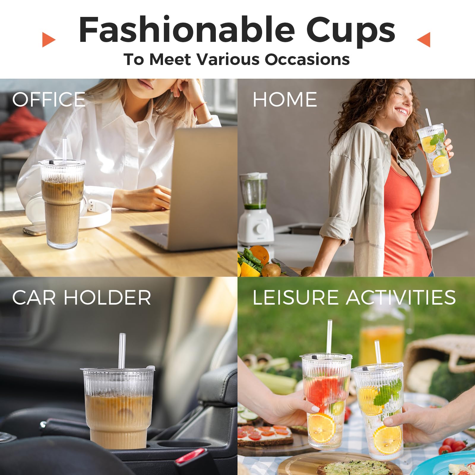 Colnic twin-pack includes two lids, two straws, and brush.