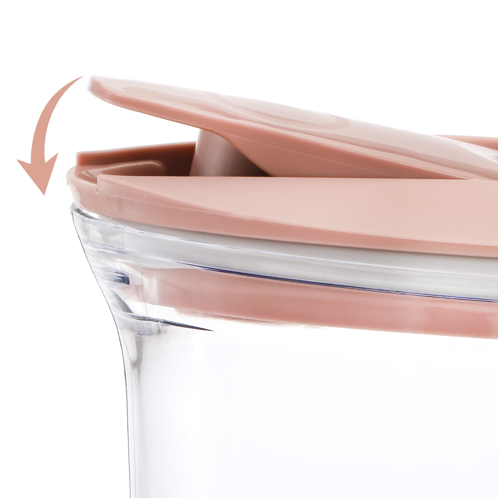 Coloch BPA-free pitcher material for safe everyday use.