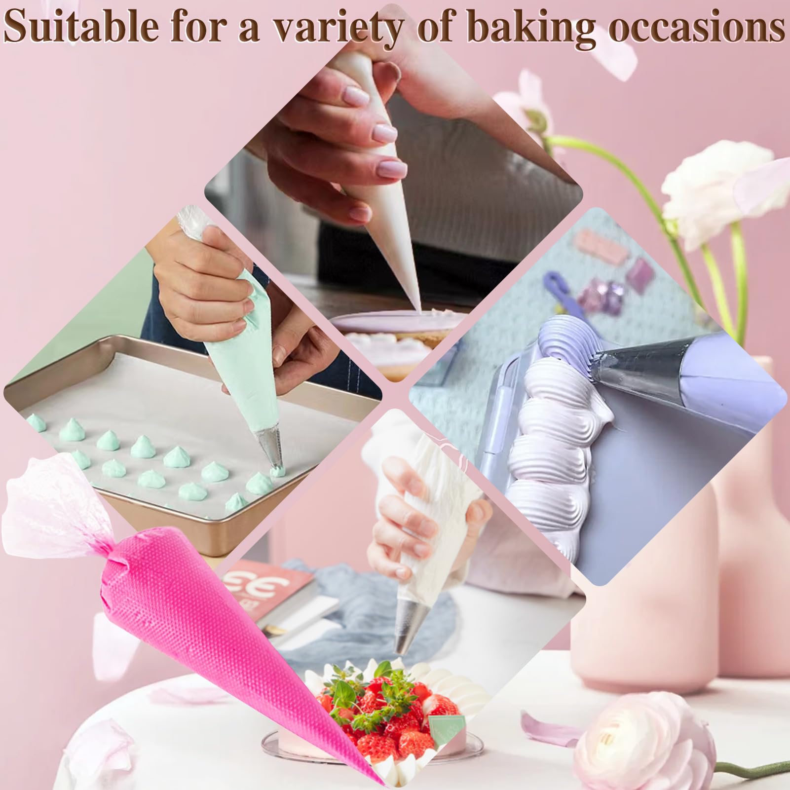 COLOGO piping bags ideal for cake decorating and detailed icing work.