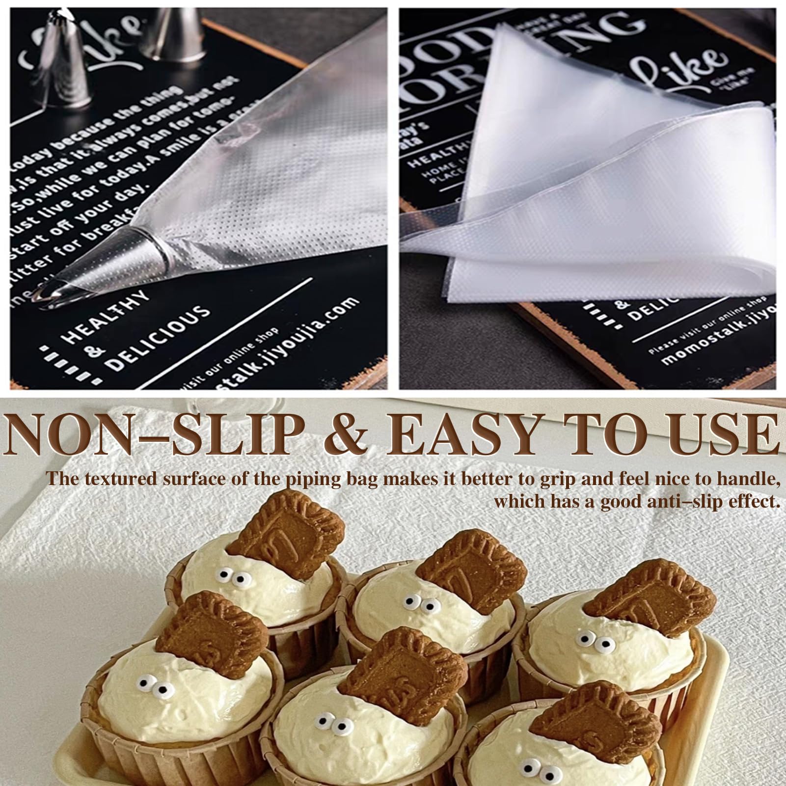COLOGO easy-to-use piping bags suitable for beginners and pros.