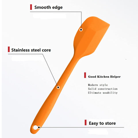 COLOGO color-variety spatula set showing six colors for color-coded cooking tasks.