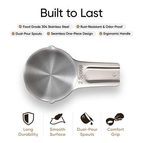 Color Up 2 Scoop demonstrates seamless one-piece construction for hygiene.
