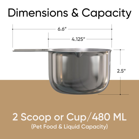 Color Up 2 Scoop shows stainless steel durability for lasting use.