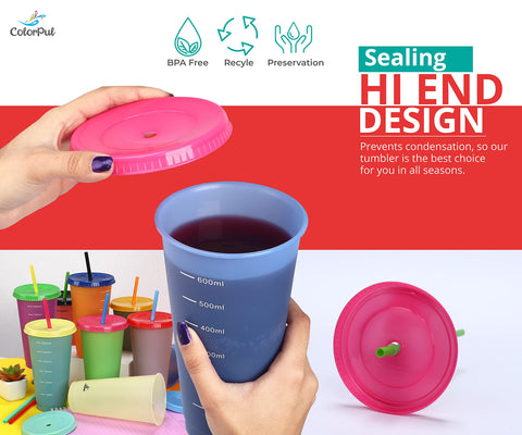 COLORPUL gift-ready tumblers make a thoughtful, reusable present.
