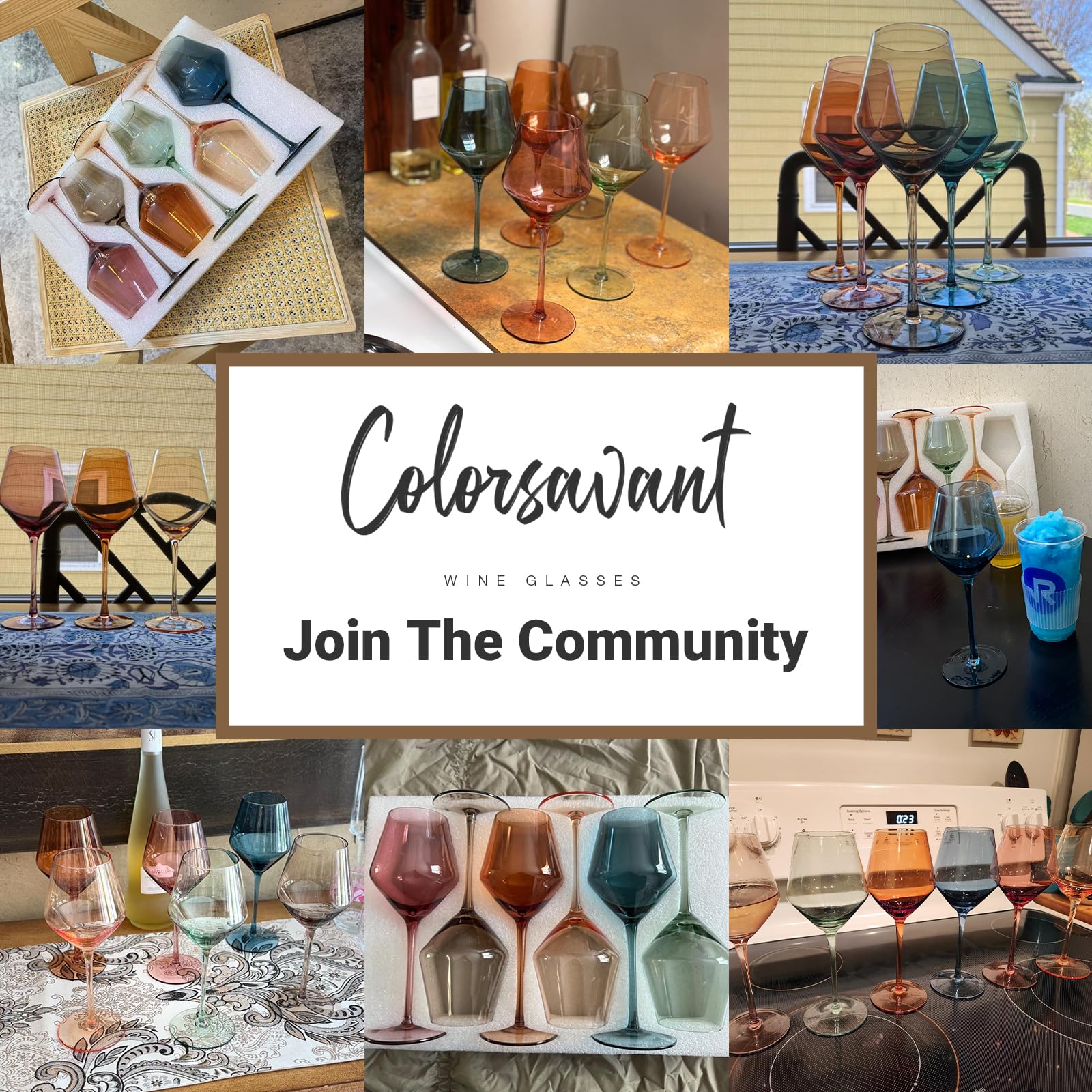 Colorsavant durable colored glassware withstands everyday use and festive occasions.