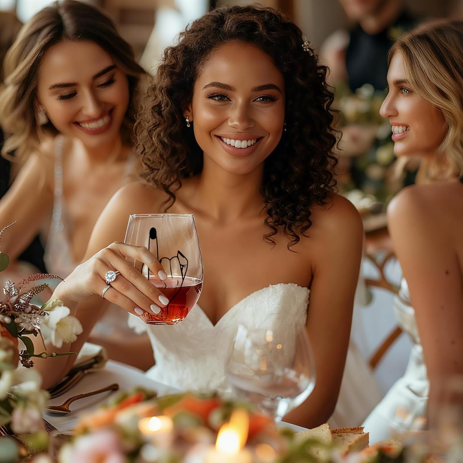 Colorsavant engagement gift two-piece set is perfect for newly engaged couples and wedding celebrations.