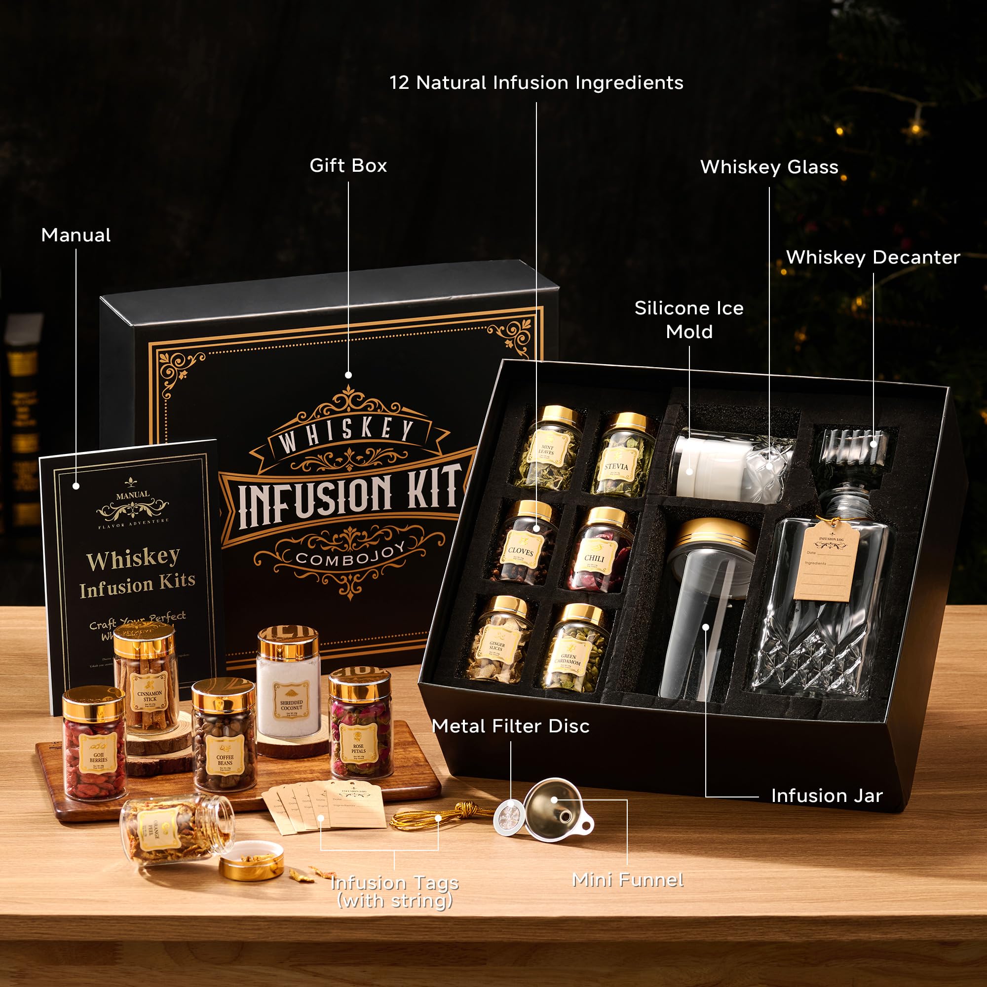 ComboJoy 12 natural botanicals offer pure, spice-forward tasting possibilities