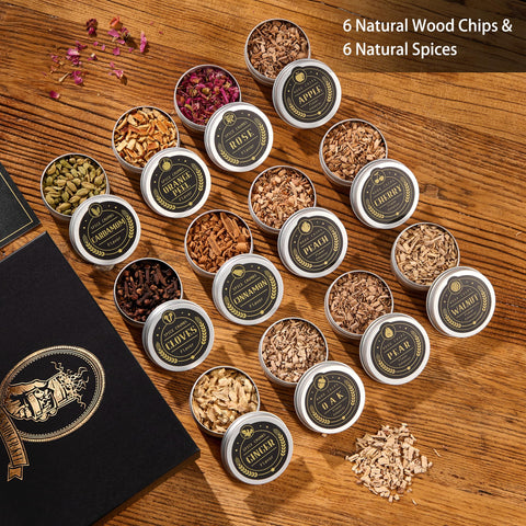 ComboJoy cherry wood chips add rich smoke to bourbon and cocktails
