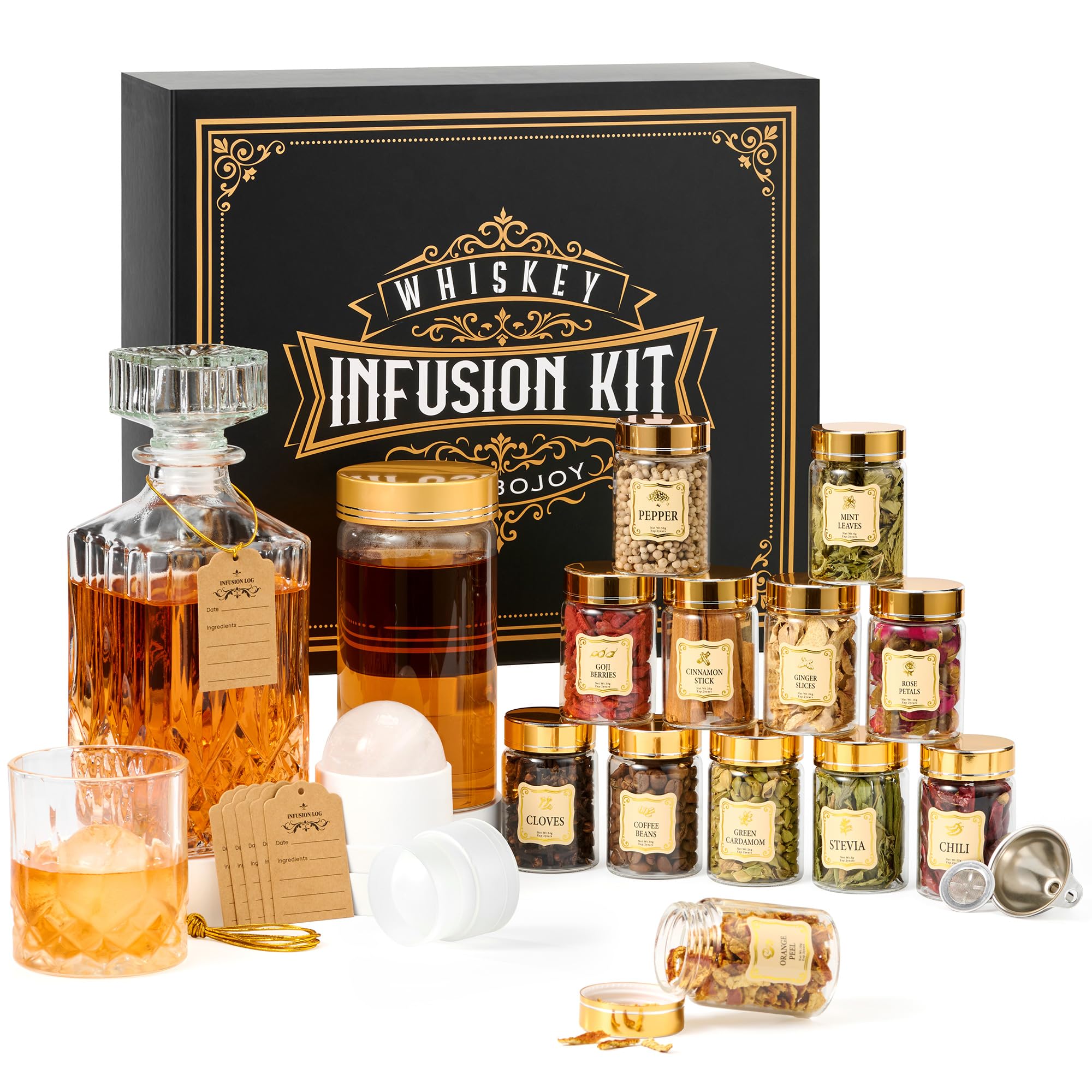 ComboJoy whiskey infusion kit full set for easy home flavor crafting
