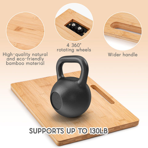 Comesix bamboo slider blends rustic style with durable, water-resistant surface