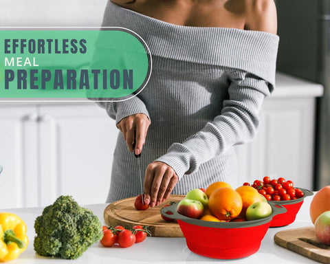 Comfify camping-friendly kitchen strainer framed for portable trips and dorm rooms