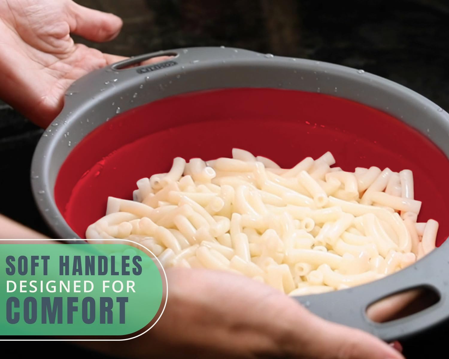 Comfify durable silicone material closeup emphasizes long-lasting kitchen helper