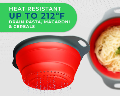 Comfify fruit washing bowl with strainer shows rinsing berries or produce efficiently