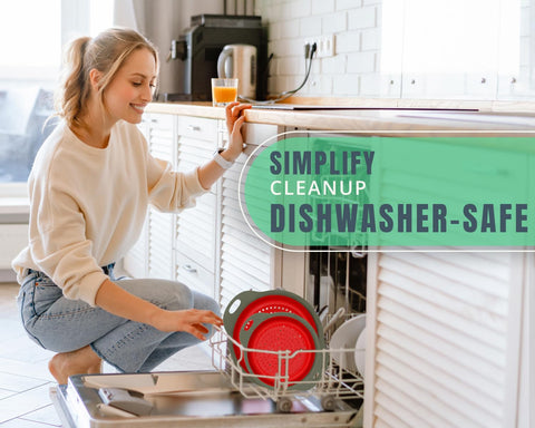 Comfify two-pack kitchen strainers showcases convenient set for family meals