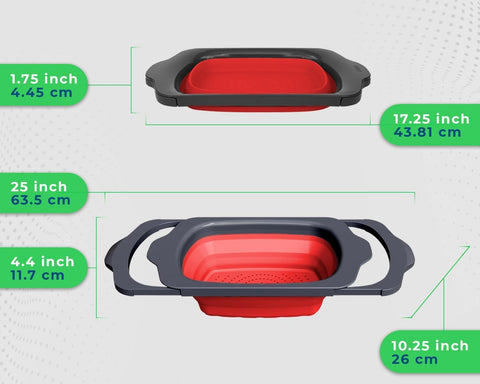 Comfify XL used to drain pasta directly from the stove.