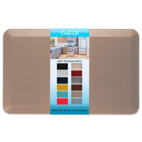 ComfiLife anti-fatigue floor mat with plush 3/4-inch cushion for kitchen comfort