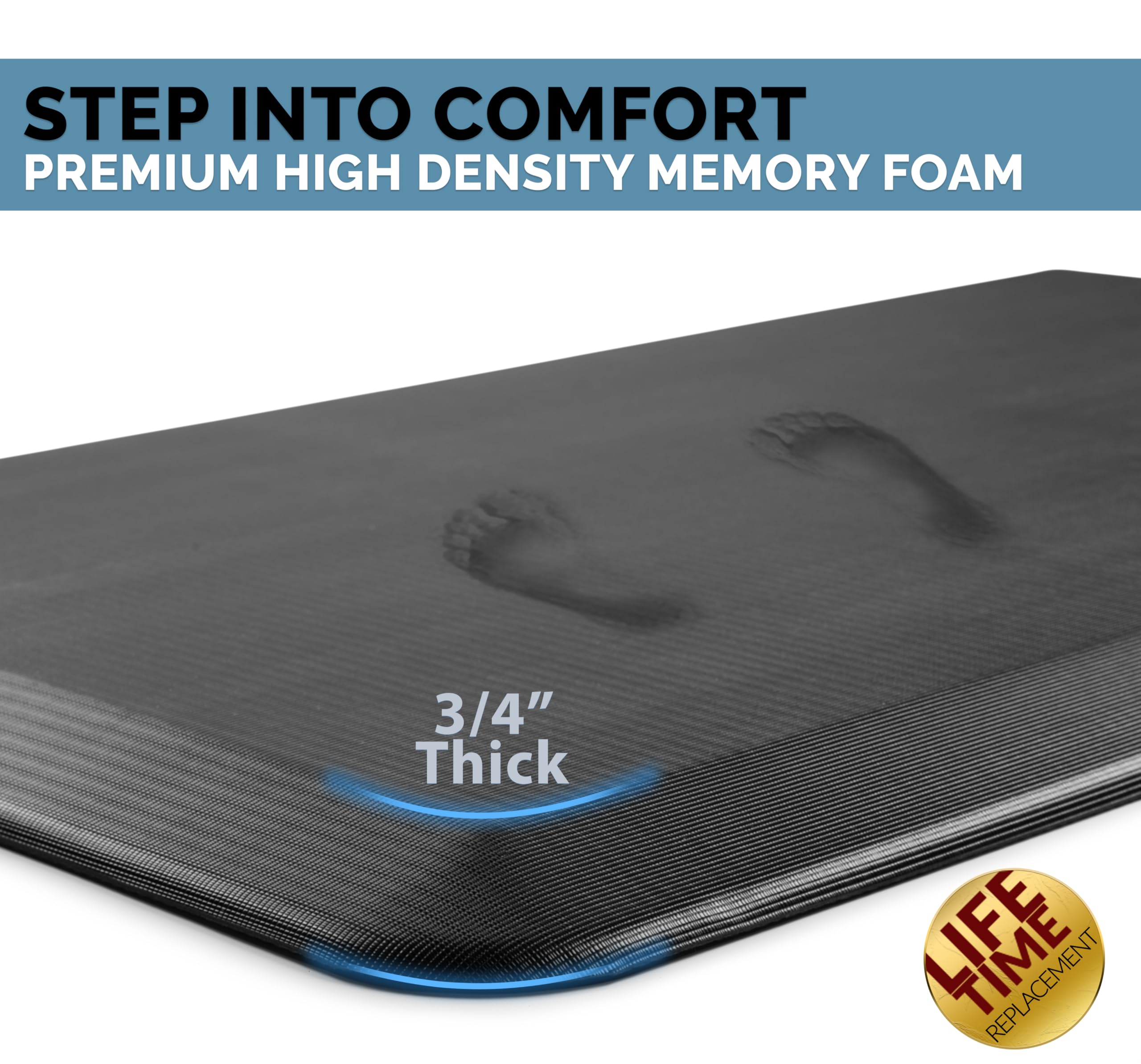 ComfiLife anti-fatigue mat kitchen use supports comfortable dishwashing and prep