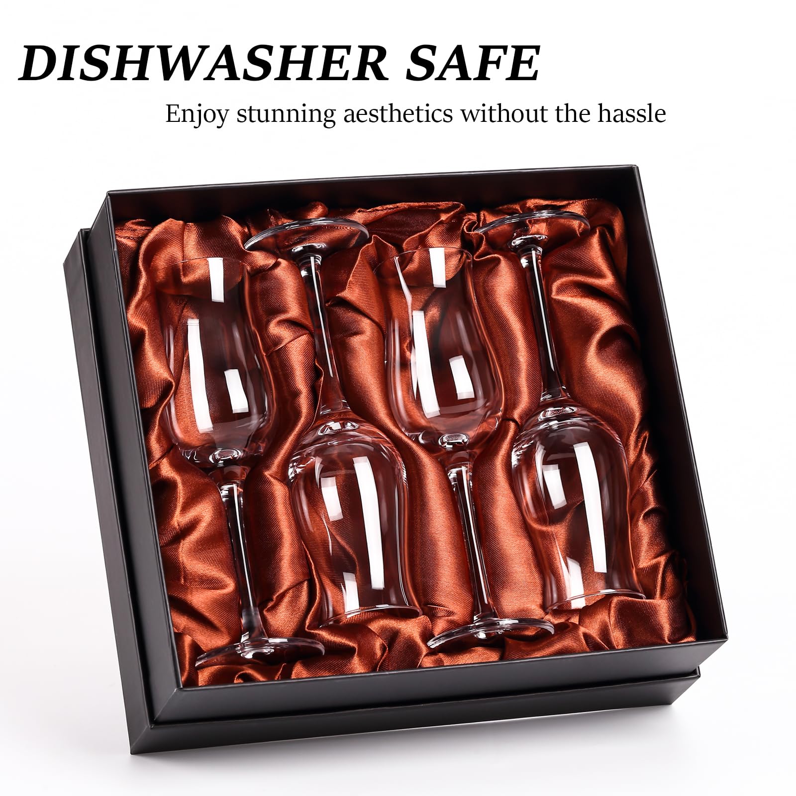 Comfit snifter set includes a silky cloth to protect each glass.