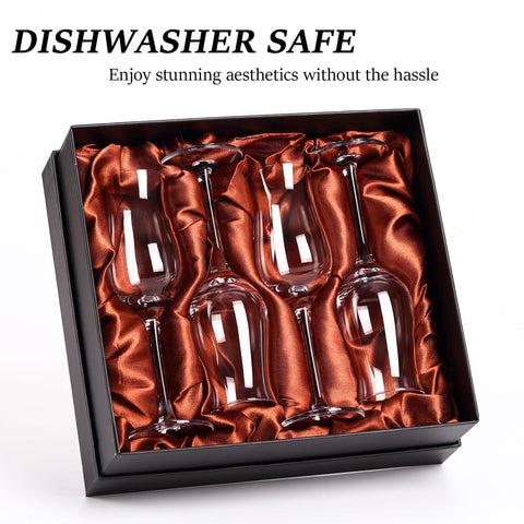 Comfit snifter set includes a silky cloth to protect each glass.