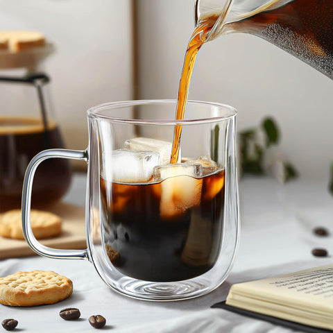 COMOME borosilicate closeup highlights heat resistance and durability.