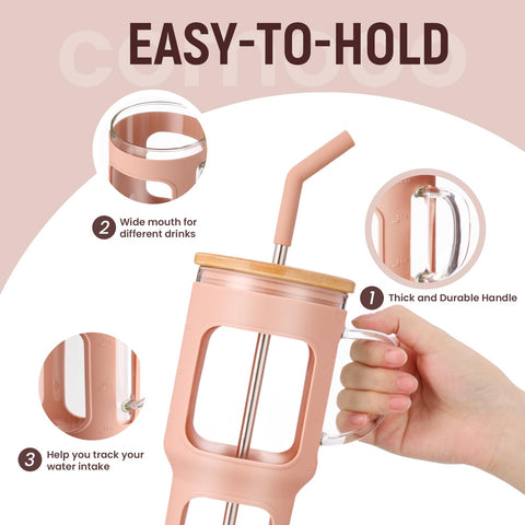 COMOOO silicone sleeve offers non-slip grip and added protection during use.
