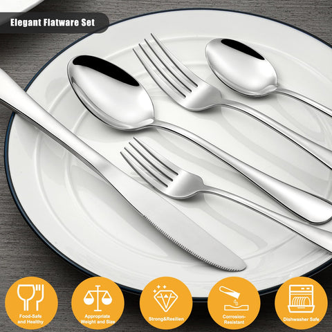 Compralo dishwasher-safe flatware for easy cleanup after meals.