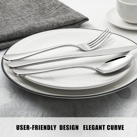Compralo versatile silverware set for home, catering, and restaurant settings.