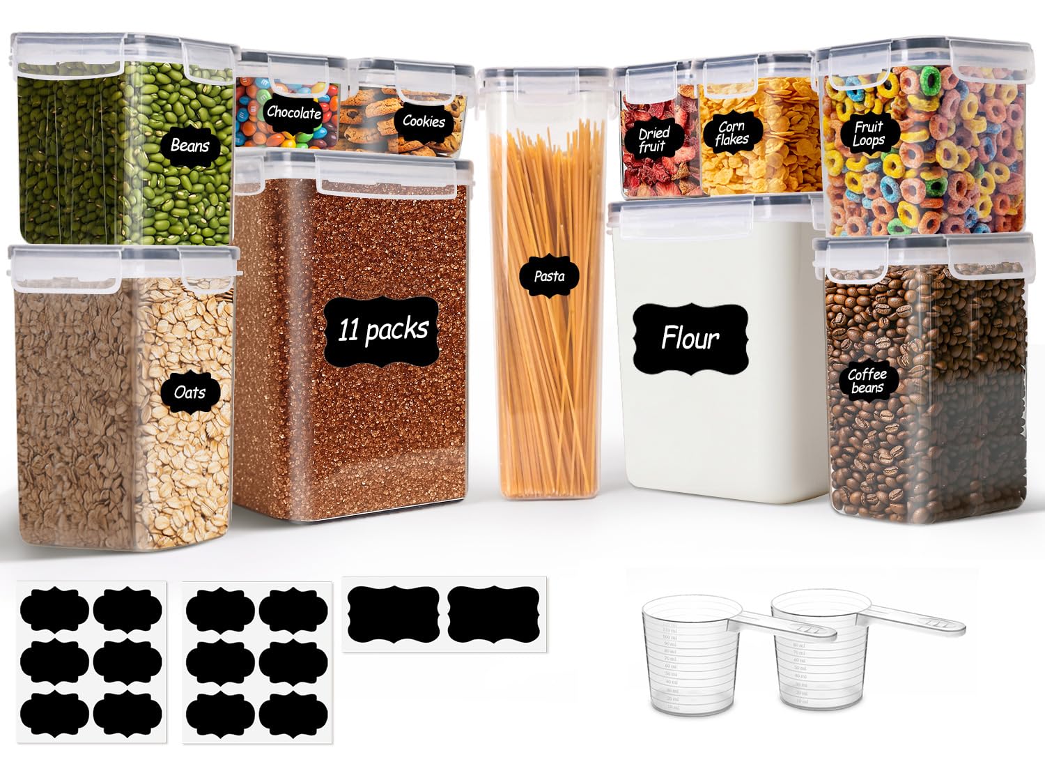ComSaf 5.5 qt airtight canister for easy rice storage