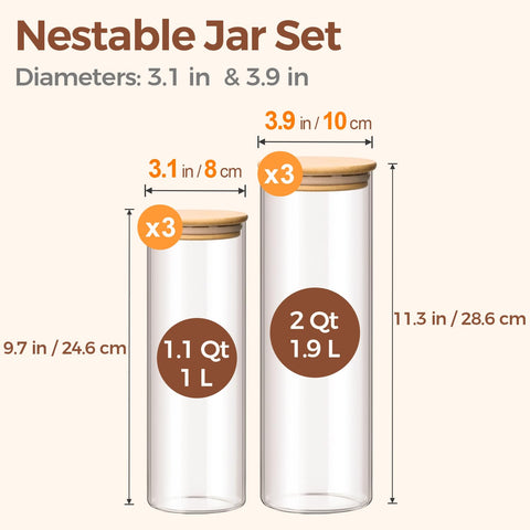 ComSaf airtight lids with silicone seal for moisture-free freshness.