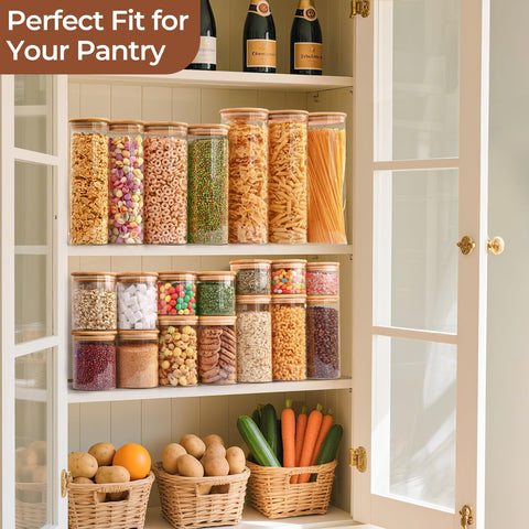Arc-design ComSaf jars with easy-grip lids.