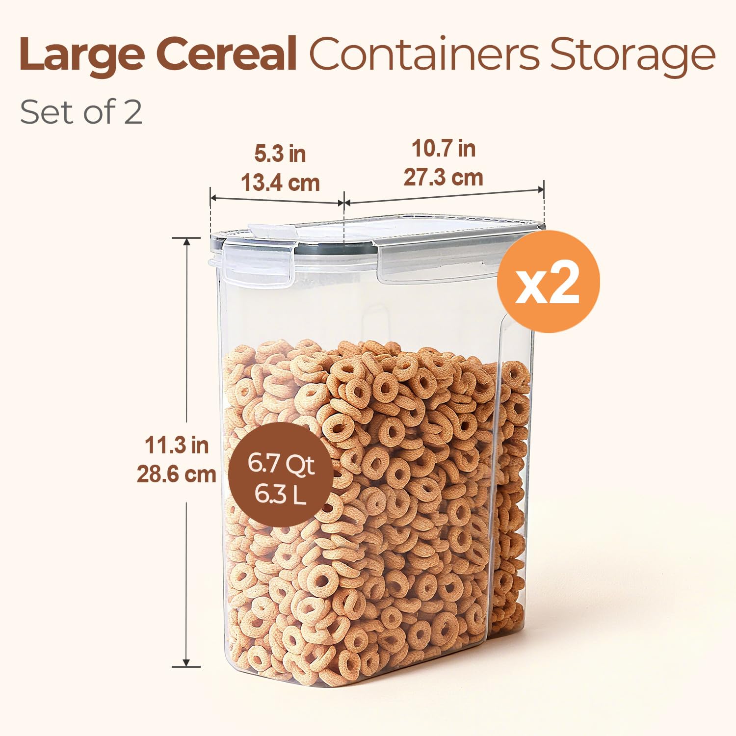 ComSaf BPA-free material for durable, safe kitchen storage