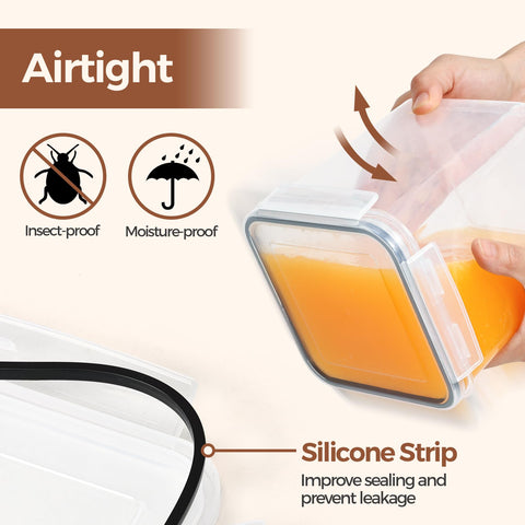 ComSaf transparent container allows quick content checks without opening.