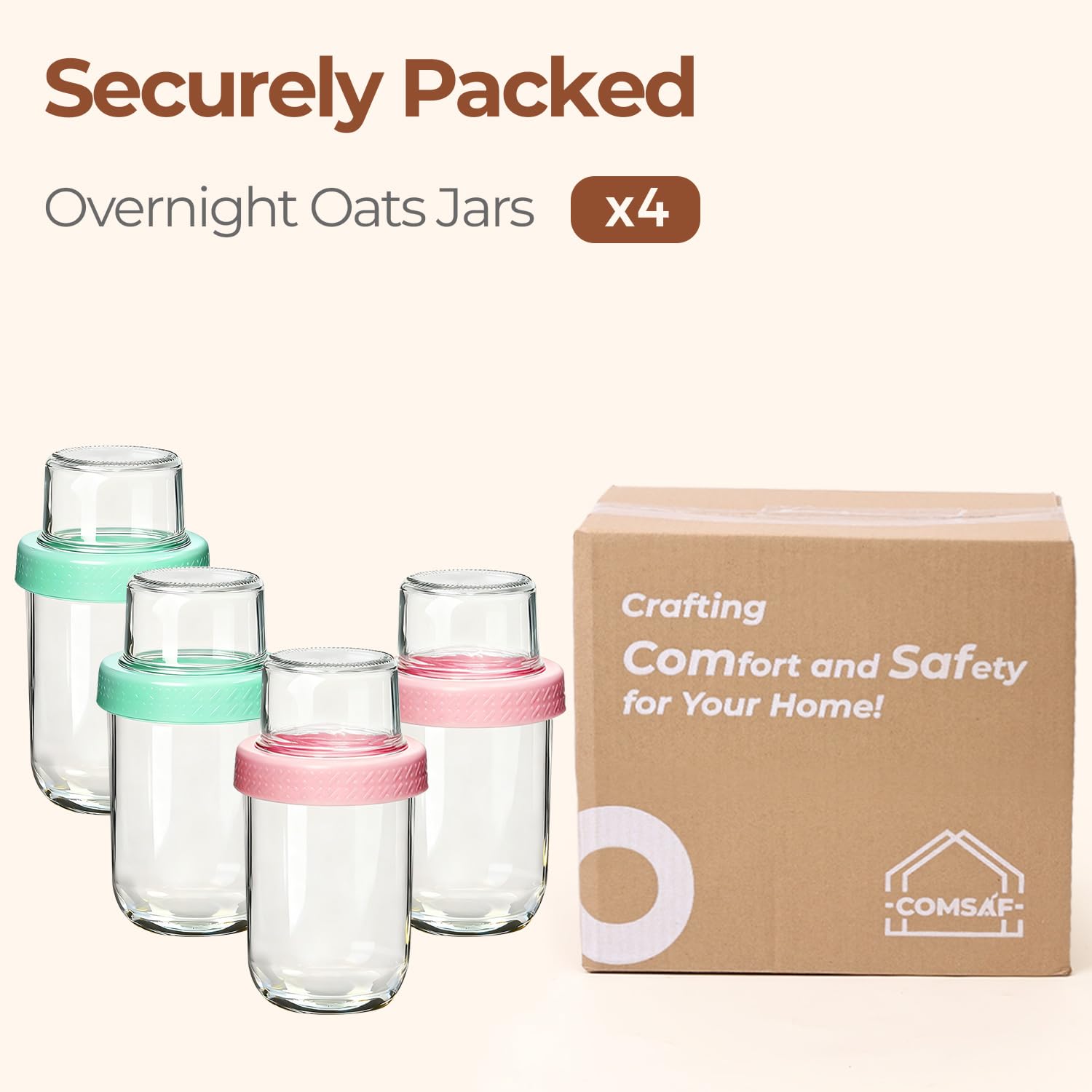 ComSaf dishwasher-safe glass simplifies post-meal cleanup.